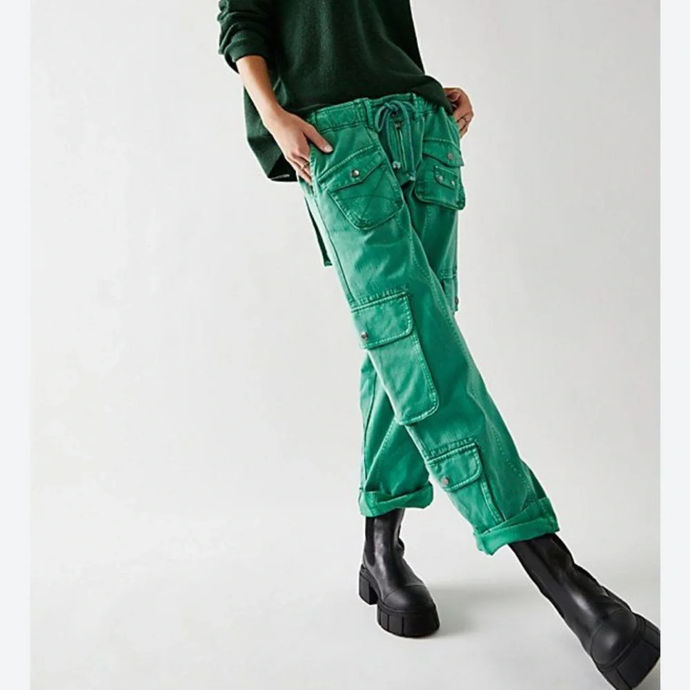 Free People Tahiti cargo pants Sz Medium - Picture 8 of 8